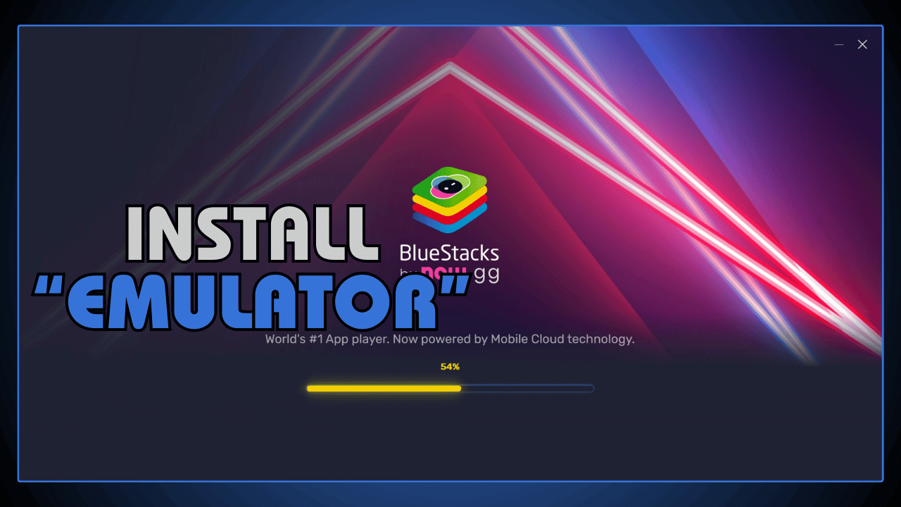 Install Emulator